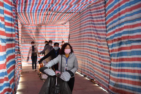 我校举行开学疫情防控模拟演练！