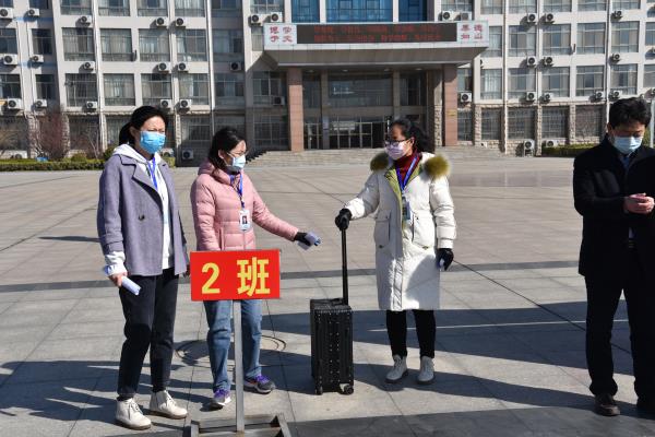 我校举行开学疫情防控模拟演练！