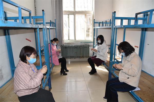 我校举行开学疫情防控模拟演练！