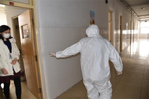 我校举行开学疫情防控模拟演练！