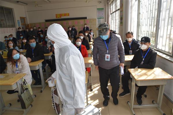 我校举行开学疫情防控模拟演练！