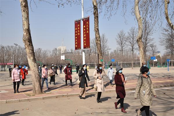 我校举行开学疫情防控模拟演练！